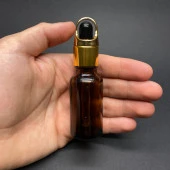 20Ml Amber Cam Damlalıklı Şişe , Sepet Model Metalik Kapak , 20 Cc Cam Damlalıklı Şişe x 6 Adet thumbnail 1