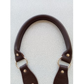 Likya KAHVERENGİ 60 cm Borulu Deri Çanta Sapı - 2