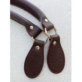 Likya KAHVERENGİ 60 cm Borulu Deri Çanta Sapı - 7