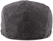 Valkyrie İtalyan Style Erkek Kasket Şapka Tokalı Ayarlanabilir Terletmez Düz Erkek Antrasit - 5