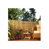 Polybotum Doğal Kamış Hasır Çit 1m X 5m Doğal Bambu -bahçe Çiti - Gölgelik Hasır -tavan Dekorasyon - 1