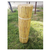 Polybotum Doğal Kamış Hasır Çit 1m X 5m Doğal Bambu -bahçe Çiti - Gölgelik Hasır -tavan Dekorasyon - 4