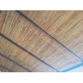 Polybotum Doğal Kamış Hasır Çit 1m X 5m Doğal Bambu -bahçe Çiti - Gölgelik Hasır -tavan Dekorasyon - 5