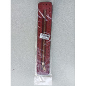 Likya BORDO 30/5 cm Deri Çanta Fermuarı - 4