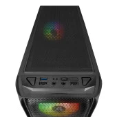 ZALMAN 600W M5 MF 4-RGB FANLI GAMING MID TOWER PC KASASI thumbnail 5