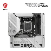 MSI B650M PROJECT ZERO WIFI-6E DDR5 HDMI-DP PCIE 4.0 AM5 mATX - 2