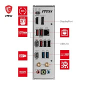 MSI B650M PROJECT ZERO WIFI-6E DDR5 HDMI-DP PCIE 4.0 AM5 mATX - 5
