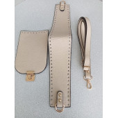 Likya KREM  RENGİ Deri Çanta Yapım Seti - 4