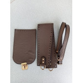 Likya BEJ RENGİ Deri Çanta Yapım Seti - 3