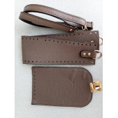 Likya BEJ RENGİ Deri Çanta Yapım Seti - 4