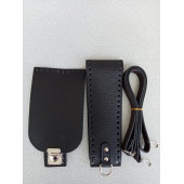 Likya SİYAH Deri Çanta Yapım Seti - 2