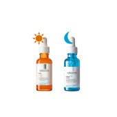 La Roche Posay Anti Aging Bakım Serum Set Pure C10 Serum Ve Hyalu B5 Serum - 1