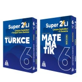 Örnek Akademi 6.Sınıf Süper İkili Türkçe ve Matematik Seti 2 Kitap - 1