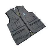 Action Dört Mevsim Çok Cepli Outdoor Spor Yelek Haki thumbnail 8