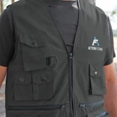 Action Dört Mevsim Çok Cepli Outdoor Spor Yelek Haki thumbnail 6