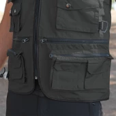 Action Dört Mevsim Çok Cepli Outdoor Spor Yelek Haki thumbnail 5