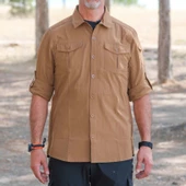 Loç Mustang Outdoor Erkek Gömleği Camel thumbnail 2
