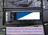 mSATA Mini-SATA SSD Yuvası 7+17 pin Dönüştürücü Çevirici - 3