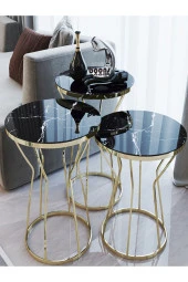 boons Vigilia Zigon Sehpa - Gold - 1