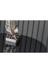 boons Palmira Zigon Sehpa, Siyah Ayak - Siyah Cam - 2