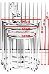 boons Palmira Zigon Sehpa, Siyah Ayak - Siyah Cam - 3