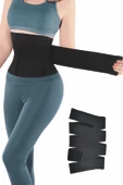 Siyah Unisex İnceltici Zayıflatıcı Sarma Bel Korsesi thumbnail 1