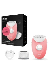 Braun Silk-Epil 3 3277 Smartlight, 2 Hız Ayarı, Kablolu Epilatör / Pembe - 6