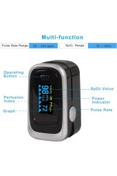 Comfort Plus Pulse Oksimetre M170 Oksijen Satürasyon Ölçüm Cihazı Alarmlı - 2