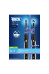Oral-B Oral B Pro1 790 Black Edition Şarj Edilebilir Elektirikli Diş Fırçası 2'li Paket - 1
