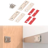 Periboia 2 Lİ Çekmece Mobilya Dolap Çekmece Kapağı Durdurucu Mıknatıslar Çekmece Stoperi - 1