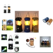 Periboia Solar Şarj Edilebilir Çok Fonksiyonlu Kamp Lambası Işıldak Powerbank - 1