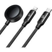 Mcdodo CA-4940 100W 3in1 Apple Watch Çoklu Şarj Kablosu - 2