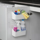 Periboia Ayarlanabilir Organizer iki Katlı - Dolap Kapağına Asılabilir - 1