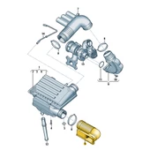 Audi A1 2015-2018 1.4 TSi Hava Filtre Giriş Borusu 6R0129618H - 3