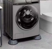 Periboia Çamaşır Makinesi Kayma Ve Titreşim Engelleyici - Gürültü Emici Aparatlar 4 Lü Set - 1