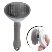 Periboia Otomatik Tuşlu Kedi Köpek Tarama Fırçası Tımar Tarağı Yumuşak Uçlu Tüy Toplayıcı thumbnail 4