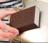 Periboia 2Li Nano Zımpara Sünger Pas Leke Kireç Sökücü Mutfak Tezgah Süngeri Tava Tencere Süngeri - 4