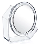 Periboia Oval  Makyaj Aynası 360 Derece Dönen Çift Taraflı Yakınlaştıran Ayna thumbnail 2