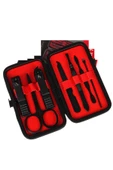 Periboia 7+1 Parça Çantalı Siyah Manikür Set Tırnak Makası Seti - 1