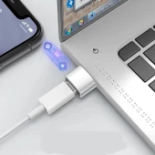 Periboia Type-C to USB ye Dönüştürücü - Bilgisayar- Şarj Adaptörü - Telefon Uç Dönüştürücü - 4