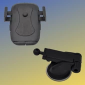 Periboia 360 Derece Hareketli Araç Telefon Tutucu - Torpidoya Yapışan Teleskobik Ayarlı Telefon Tutucu - 5