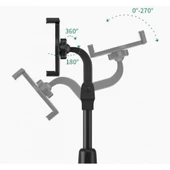 Periboia Teleskobik Masaüstü Telefon Tutucu 360 Derece Hareketli - 3