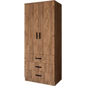 Midoser Easy Atlantik Çam 2 Kapılı 3 Çekmeceli Gardırop - 4