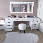 Midoser Duru Makyaj Masası Seti ( Ayna Hariç) - 200 Cm - 2