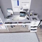 Midoser Duru Çalışma Masası Seti - 9