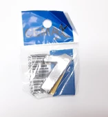 Periboia 4 Cm Plastik Krom Kaplama Kapı Numarası -1 - 2