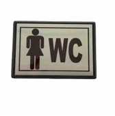 Periboia Küçük Boy BAYAN WC Yönlendirme Tabelası 10 x 7 cm - 1