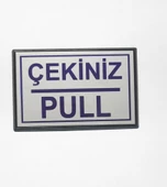 Periboia Pull Çekiniz Yapışkanlı Yönlendirme Tabelası 13 x 9 Cm Büyük Boy - 3