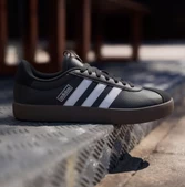 Adidas VL Court 3.0 Siyah Beyaz Kadın Spor Ayakkab ID8796 thumbnail 2