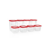 Schafer Hold 8 li Saklama Kabı-Kırmızı - 2